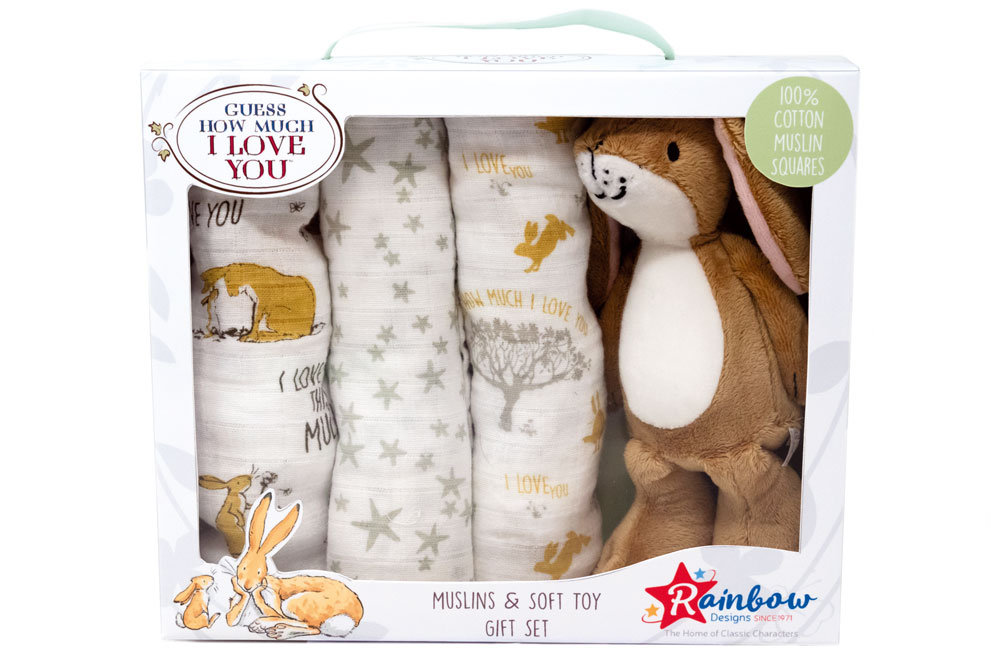 Rainbow Designs Guess How Much I Love You Toy Blanket Gift Set Baby Products Gifts Keepsakes Rainbow Designs Guess How Much I Love You Toy Blanket Gift Set Baby Products Gifts Keepsakes