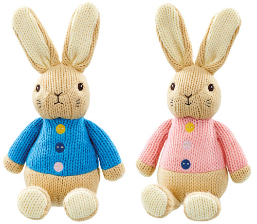 Knitwear Fabric Peter and Flopsy Bunny