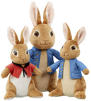 Peter Rabbit Movie trio