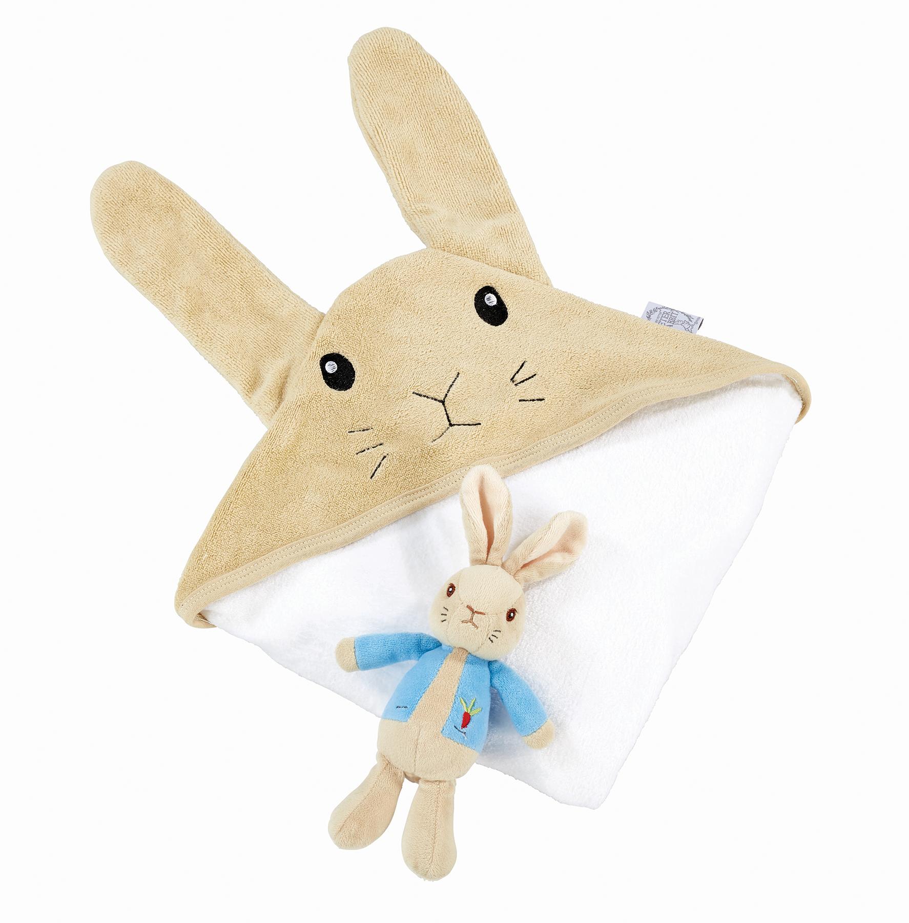 Peter Rabbit Soft Toy & Cuddle Robe Gift Set Rainbow Designs
