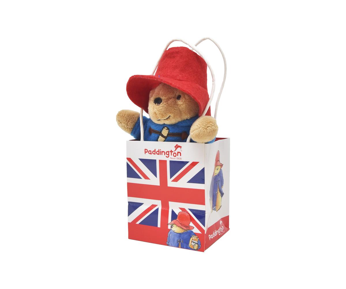 Classic Paddington Bear in Union Jack Bag Rainbow Designs The Home