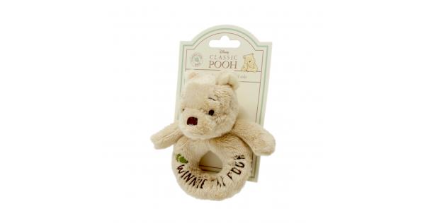 Hundred Acre Wood Winnie the Pooh Ring Rattle Rainbow Designs