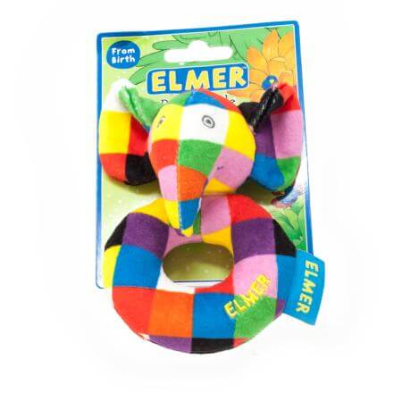 Elmer Ring Rattle | Rainbow Designs - The Home of Classic Characters