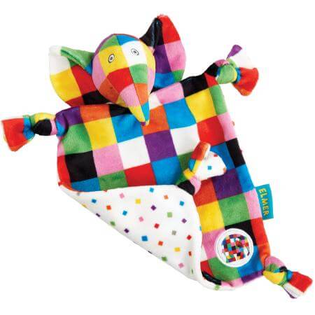 Elmer Comfort Blanket Rainbow Designs The Home of Classic Characters