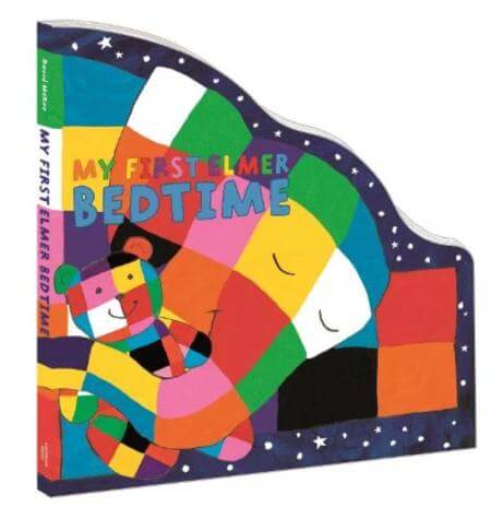 My First Elmer Bedtime: Shaped Board Book