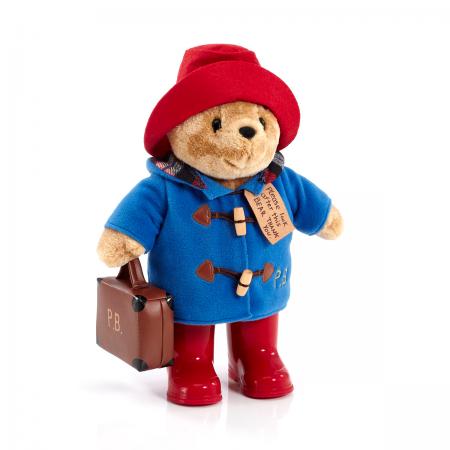 Large Classic Paddington Bear with Boots Suitcase Rainbow