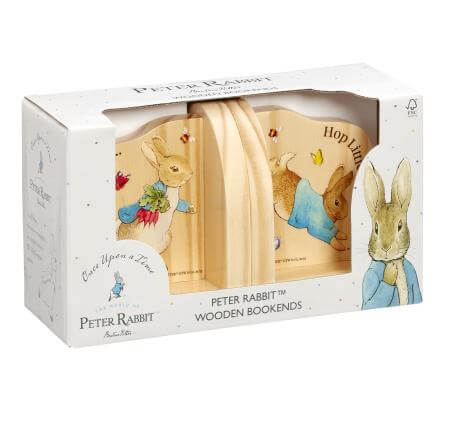Beatrix Potter Wood Bookends