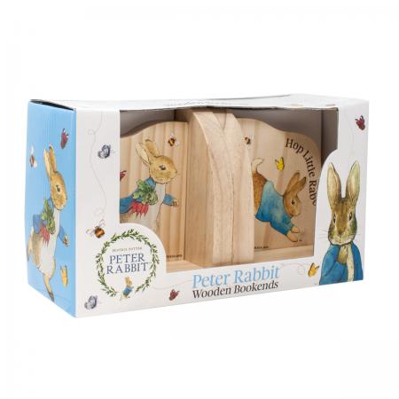 Beatrix Potter Wood Bookends Rainbow, Childrens Wooden Bookends Uk