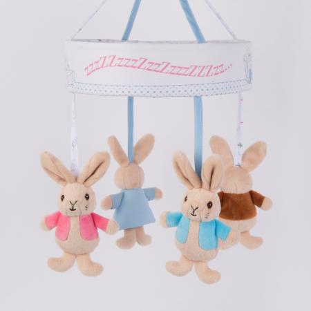 peter rabbit cot mobile