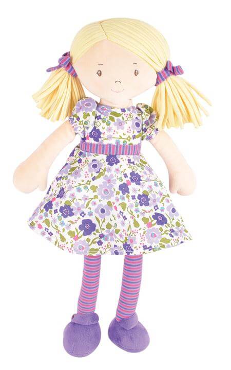 Peggy - Blonde Hair with Lilac & Pink Dress