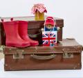Classic Paddington Bear in Union Jack Bag