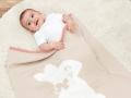 Flopsy Bunny Signature Knitted Blanket with soft toy