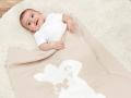 Flopsy Bunny Signature Knitted Blanket with soft toy