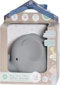 Elephant  - Natural Rubber Teether Rattle & Bath Toy