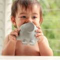 Elephant  - Natural Rubber Teether Rattle & Bath Toy