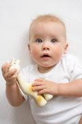 Giraffe  - Natural Rubber Teether Rattle & Bath Toy